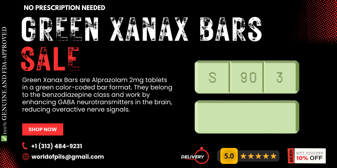 Buy Green Xanax Bars Online – Fast Anxiety & Stress Relief 10 Buy Green Xanax Bars Online